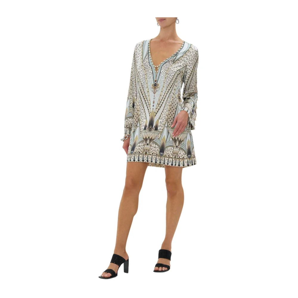 Camilla Diepe V Korte Jurk Sahara Starlet Multicolor Dames