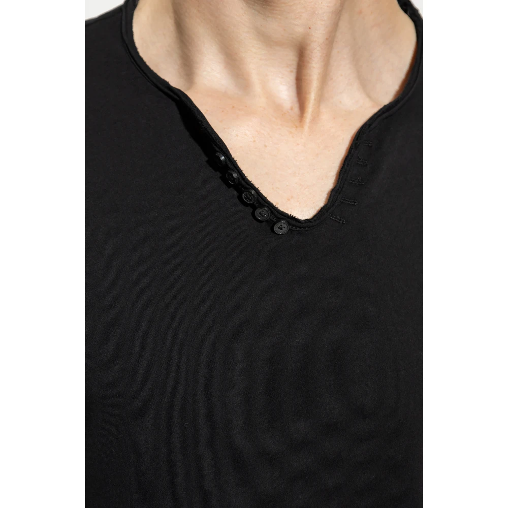 Zadig & Voltaire Monastir katoenen T-shirt Black Heren