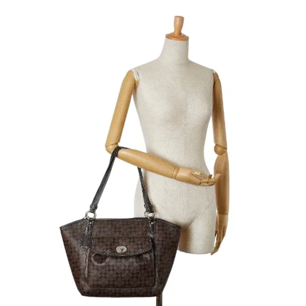 Coach Pre-owned Leather totes Brown Dames
