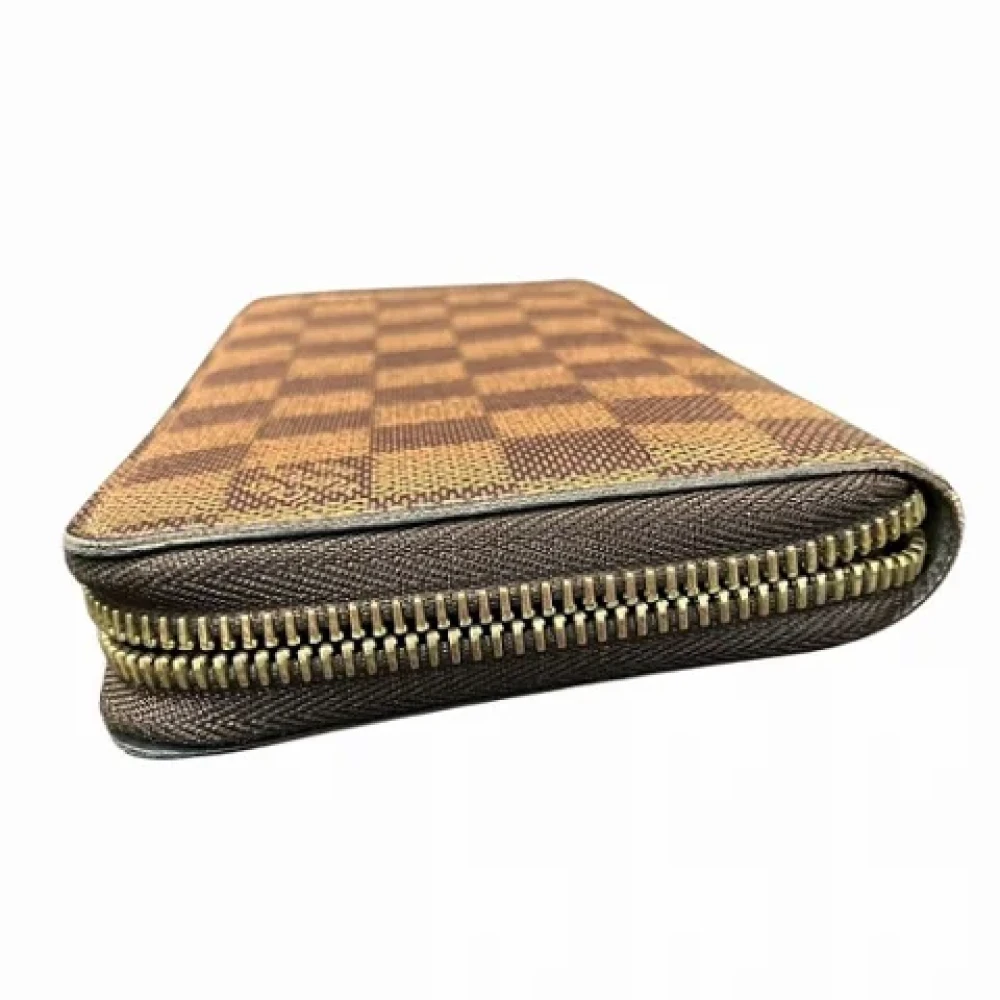 Louis Vuitton Vintage Pre-owned Fabric wallets Brown Dames
