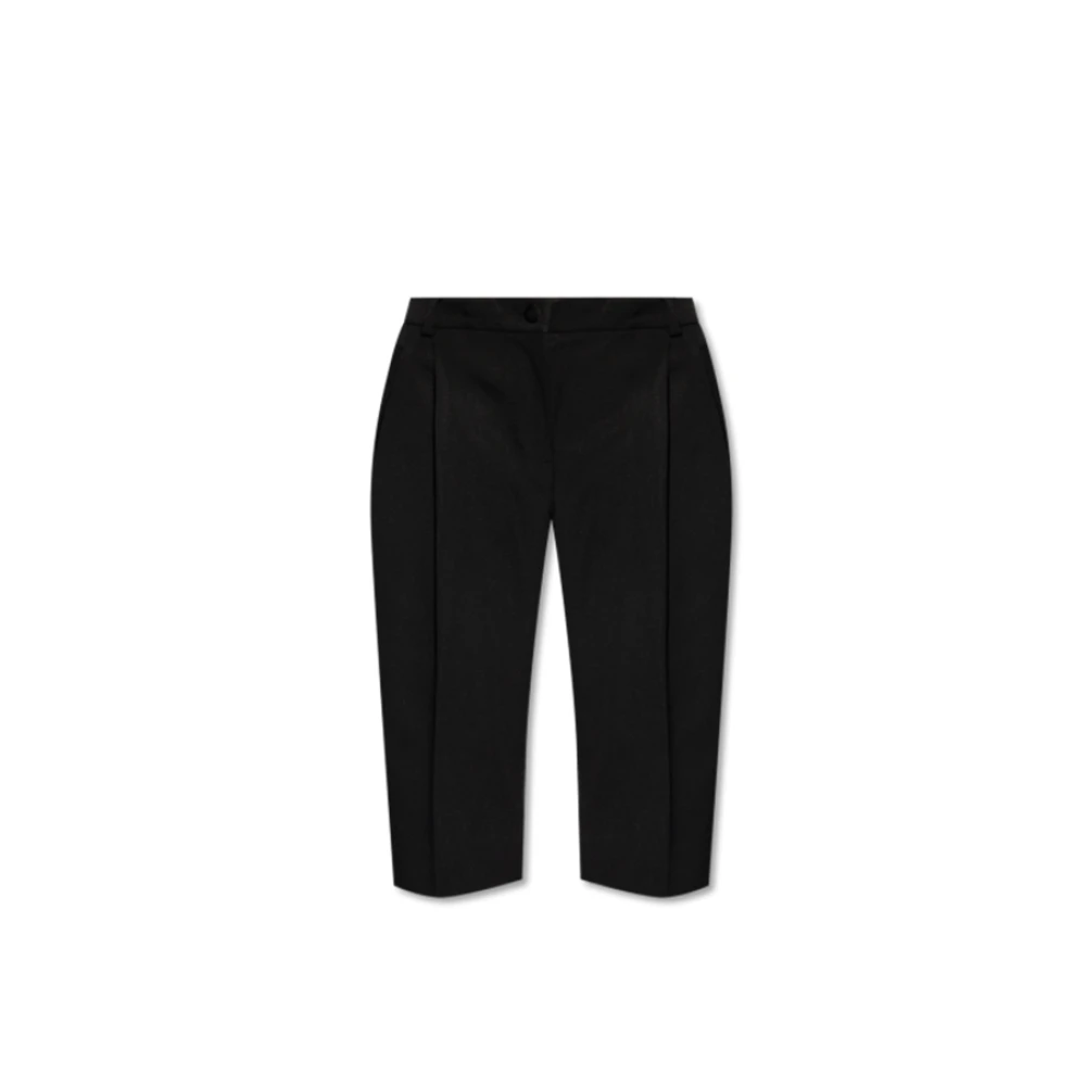 Dolce & Gabbana Side-stripe shorts Black Dames