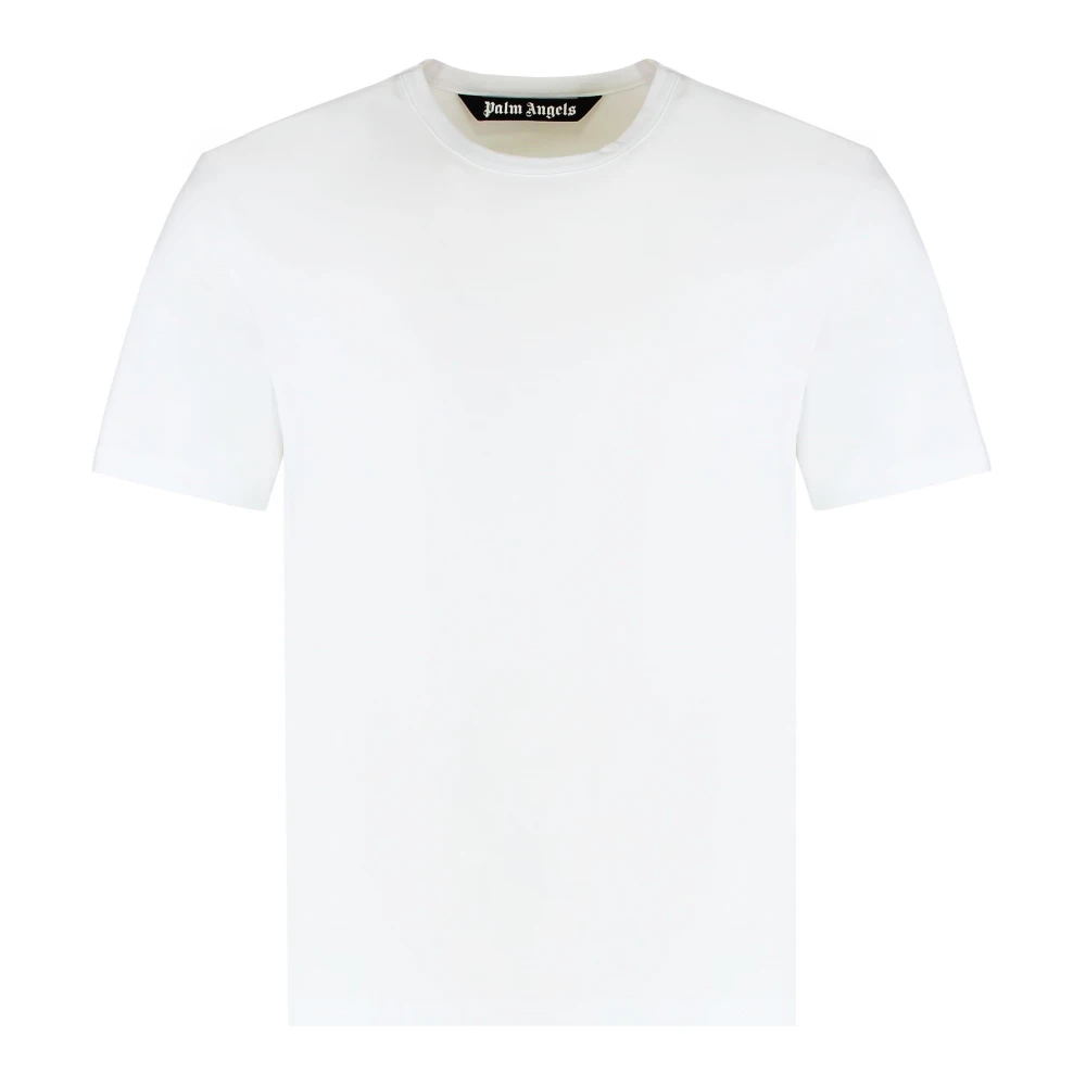 Palm Angels Set Of Three Cotton T-Shirts Tops Hombre Blanco S Set Of Three Cotton T-Shirts