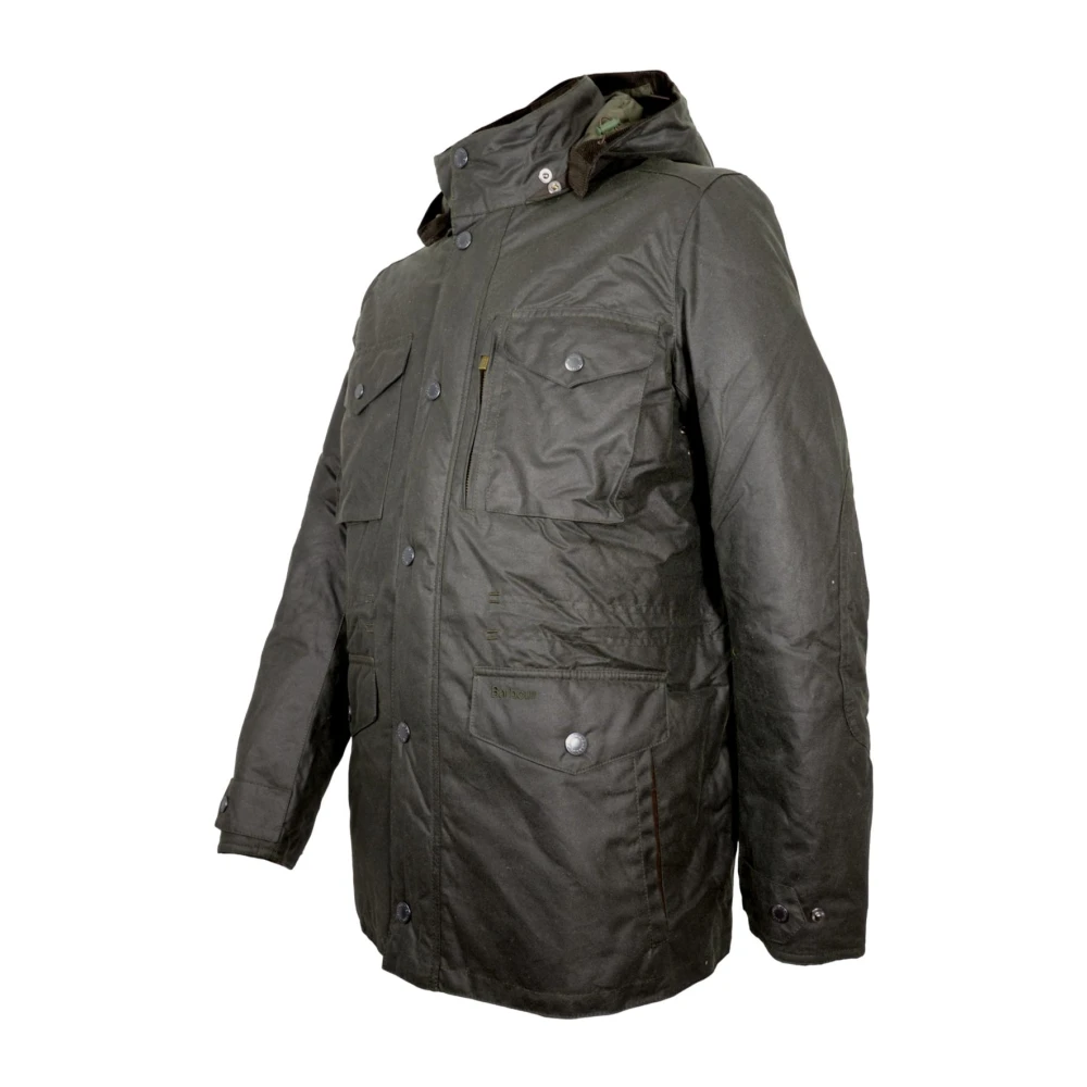 Barbour Winter Sapper Wax Jas Groen Green Heren