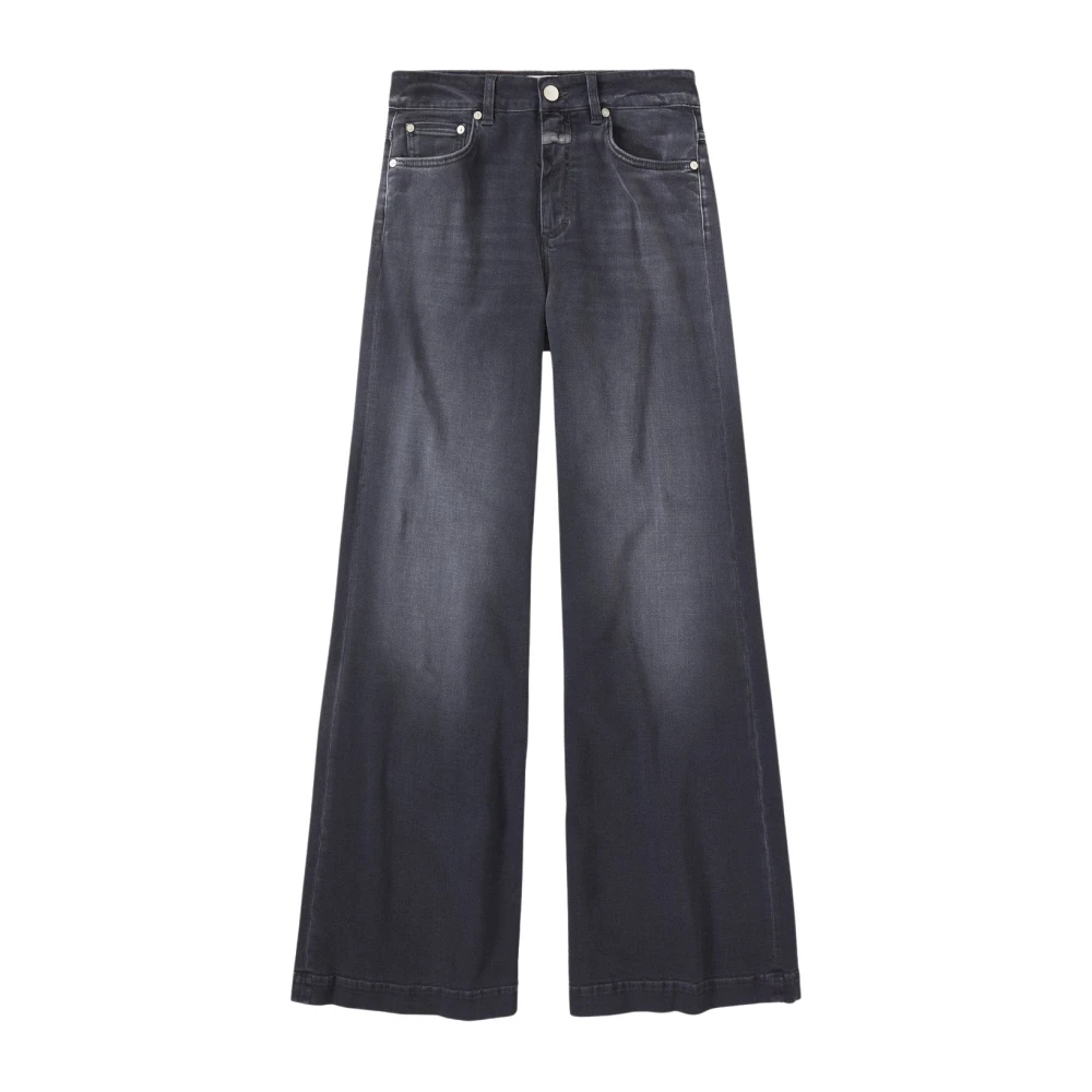 Closed Gray Wide Jeans, Female, W31, Wide Jeans