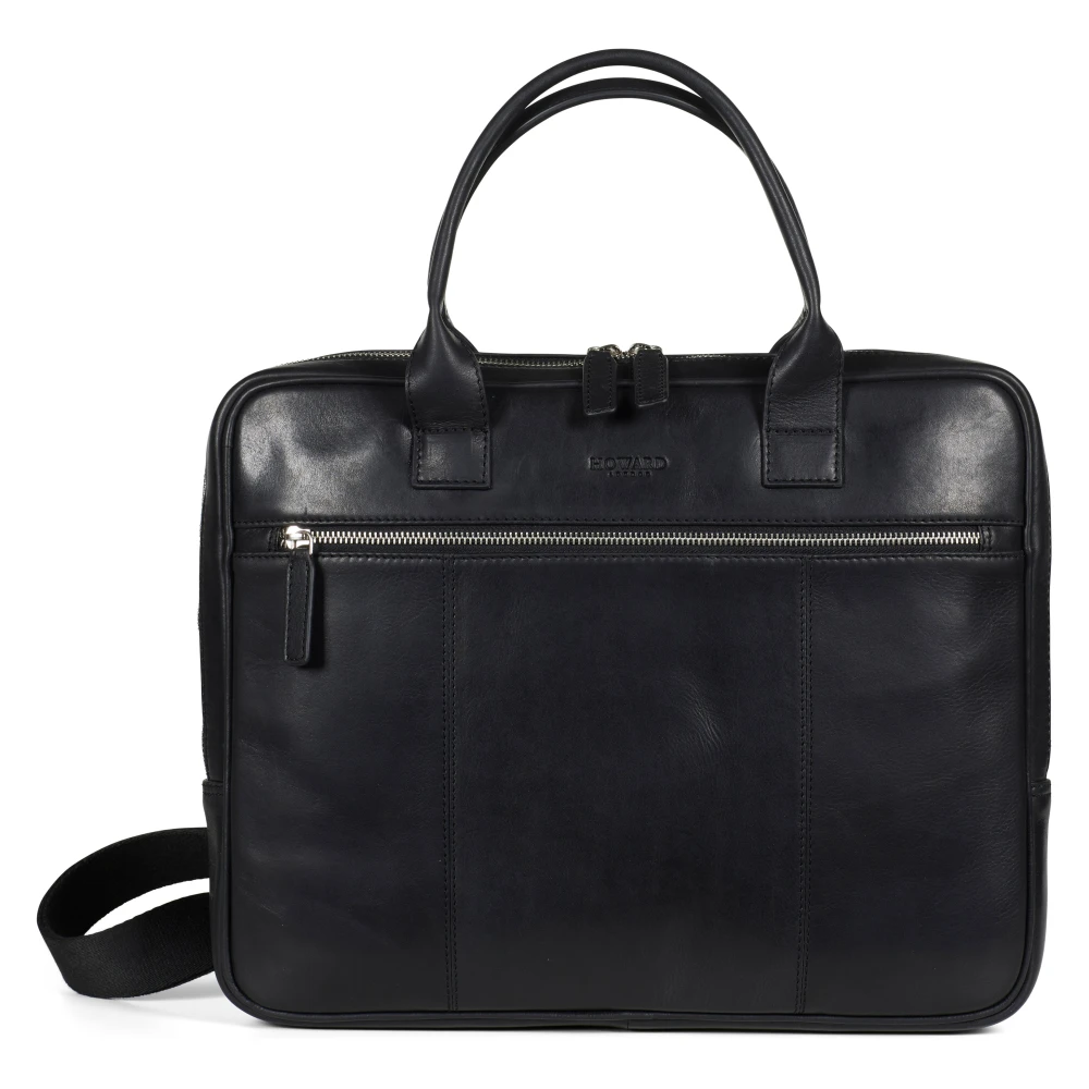 Howard London, Torebki , Mężczyzna, Czarny, ONE SIZE, Skóra, Torba na laptopa Conrad