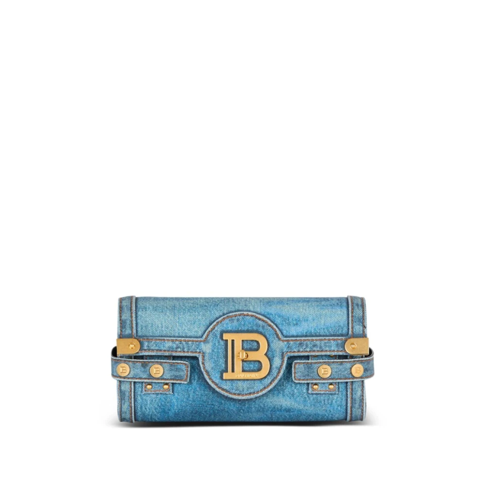 Balmain Blauwe Stijlvolle Tassen Collectie Blue Dames