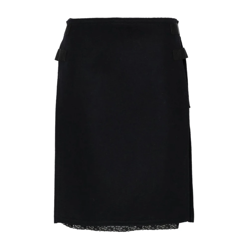N21 Stoffen Rok Black Dames