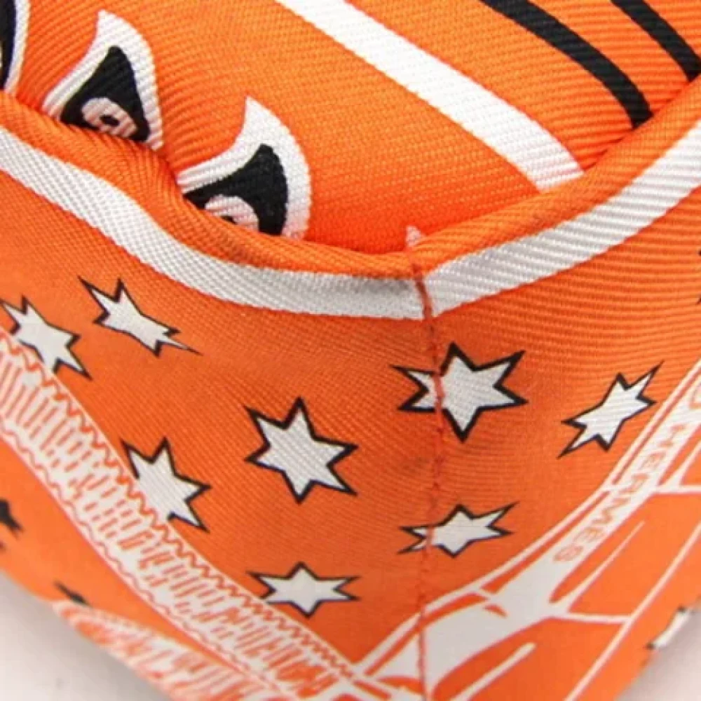 Hermès Vintage Pre-owned Silk clutches Orange Dames