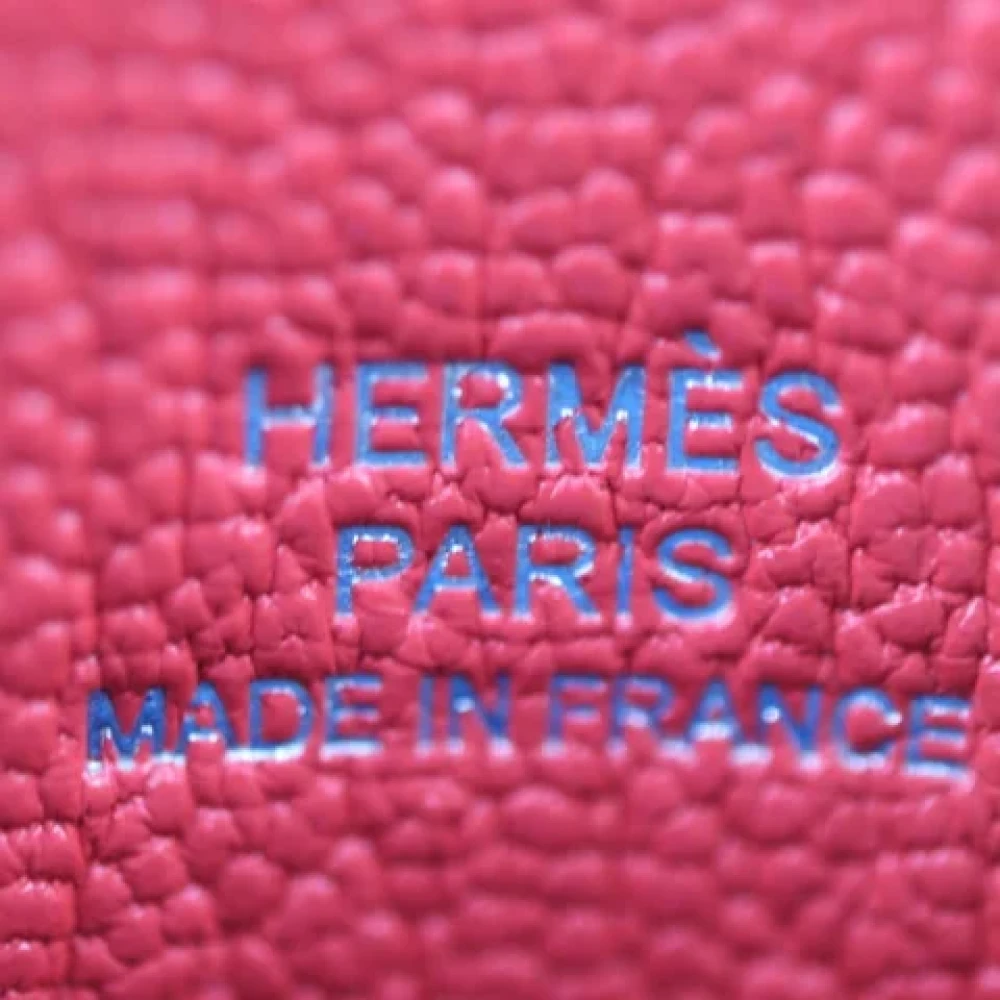 Hermès Vintage Pre-owned Leather wallets Blue Dames