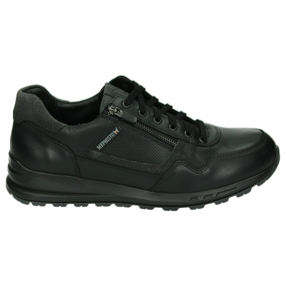 Mephisto Casual Leren Schoenen Heren Schoenen Zwart