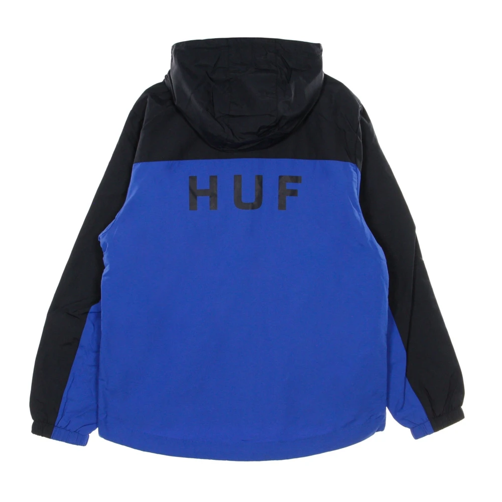 HUF Heren Windjack in Blauw Blue Heren