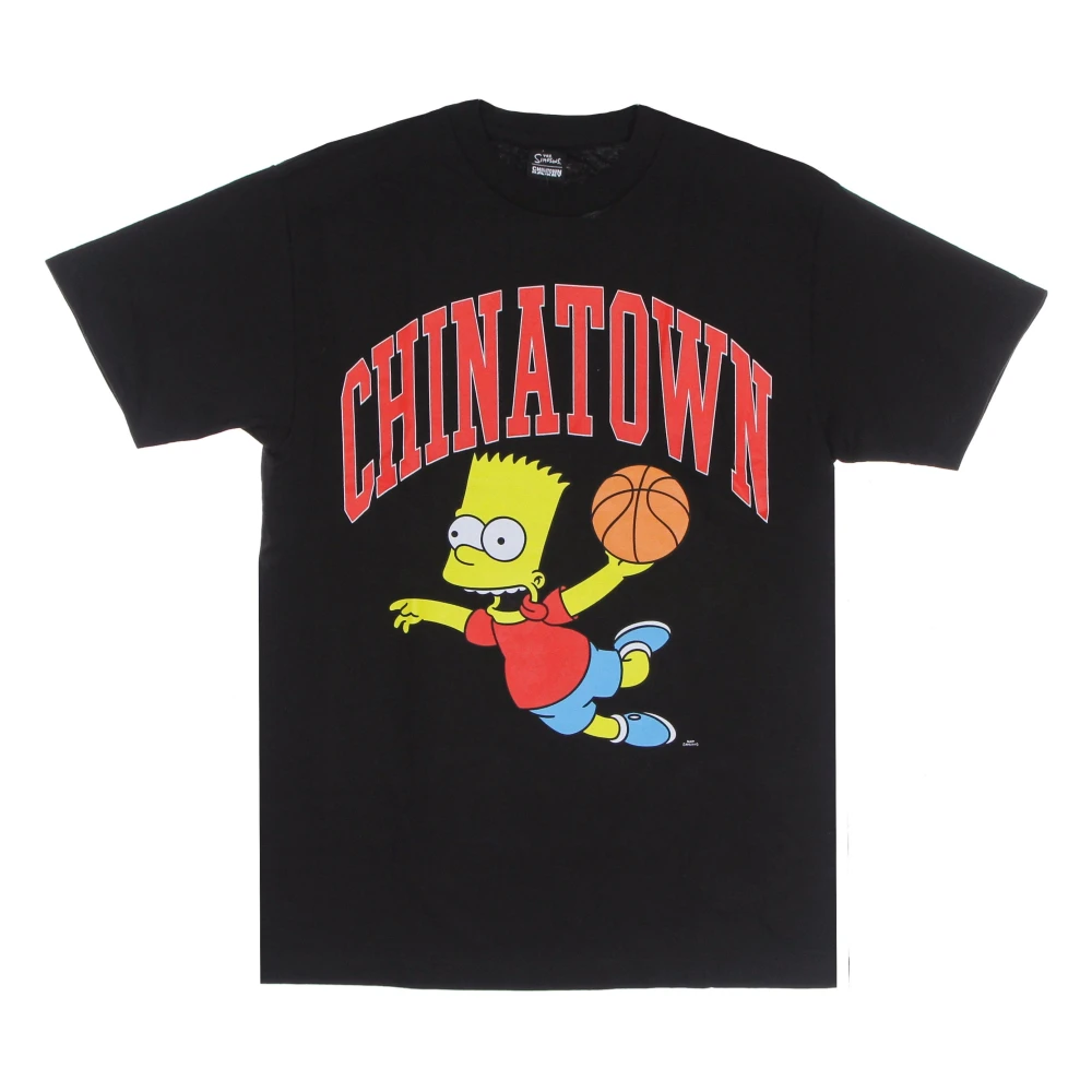 Market Men's Black T-Shirts, S, The Simpsons Tee Short Sleeve