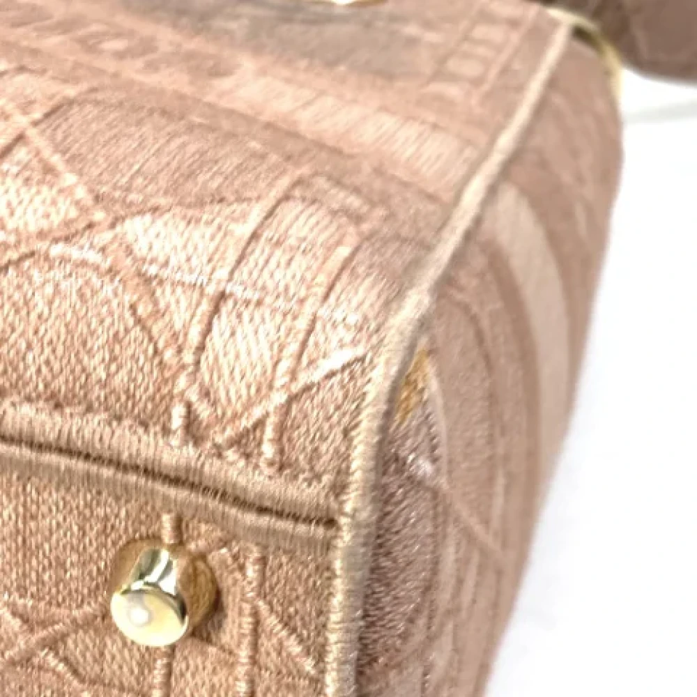 Dior Vintage Pre-owned Cotton dior-bags Pink Dames