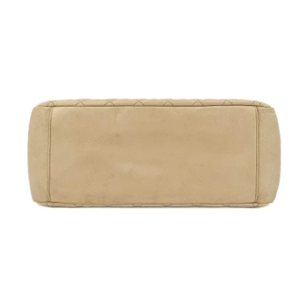 Chanel Vintage Pre-owned Leather chanel-bags Beige Dames