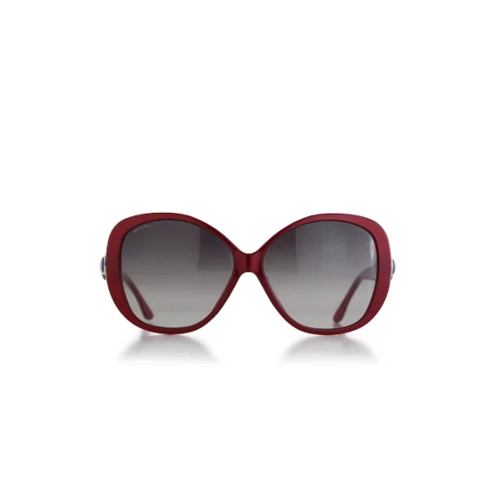 Bvlgari cheap sunglasses red