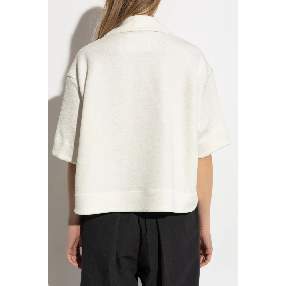 Jil Sander Ruimvallende polo Beige Dames