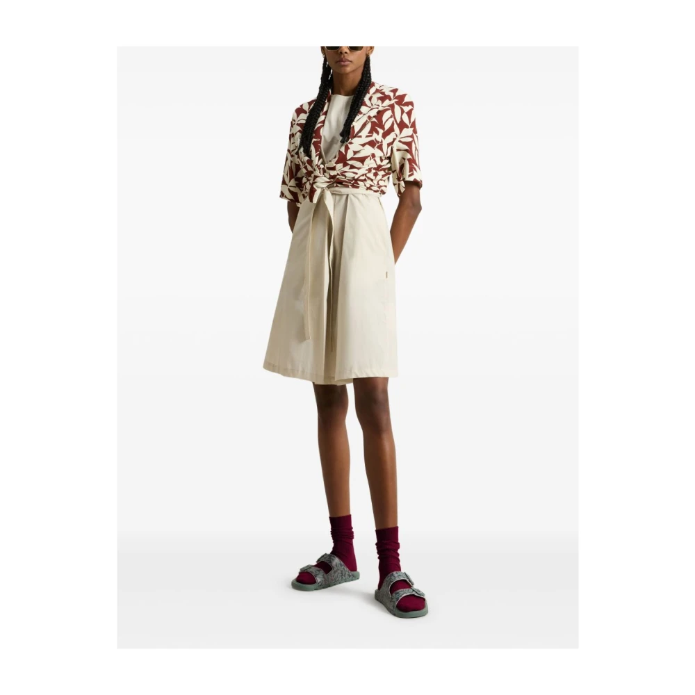 Woolrich Beige Mouwloze Crew Neck Jurk Beige Dames