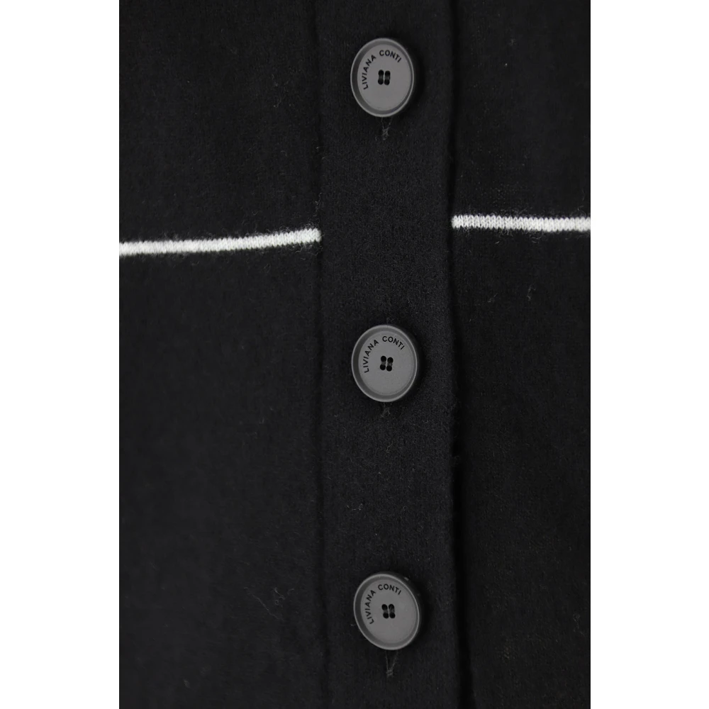 Liviana Conti Stijlvolle Cardigan Black Dames