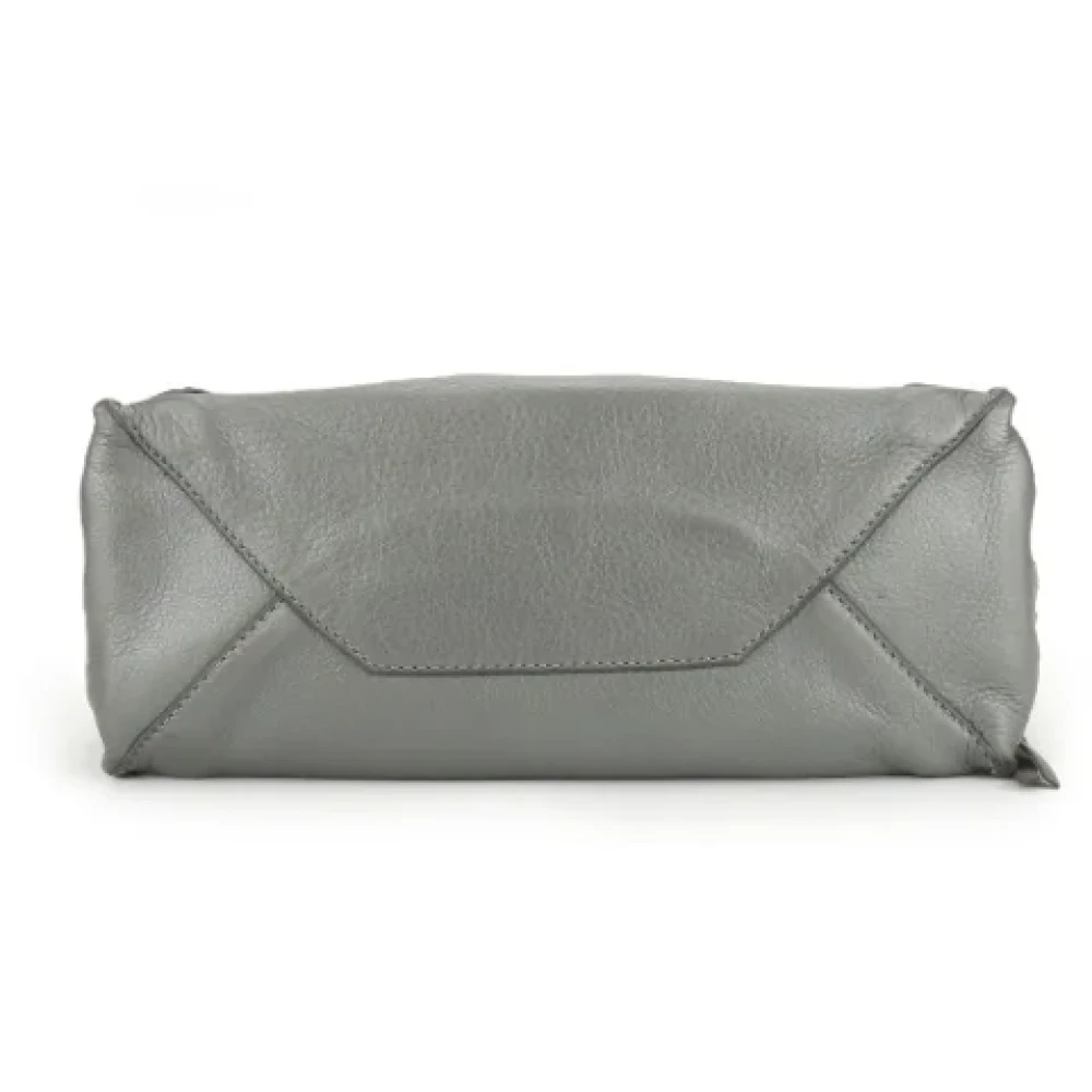 Balenciaga Vintage Pre-owned Leather handbags Gray Dames