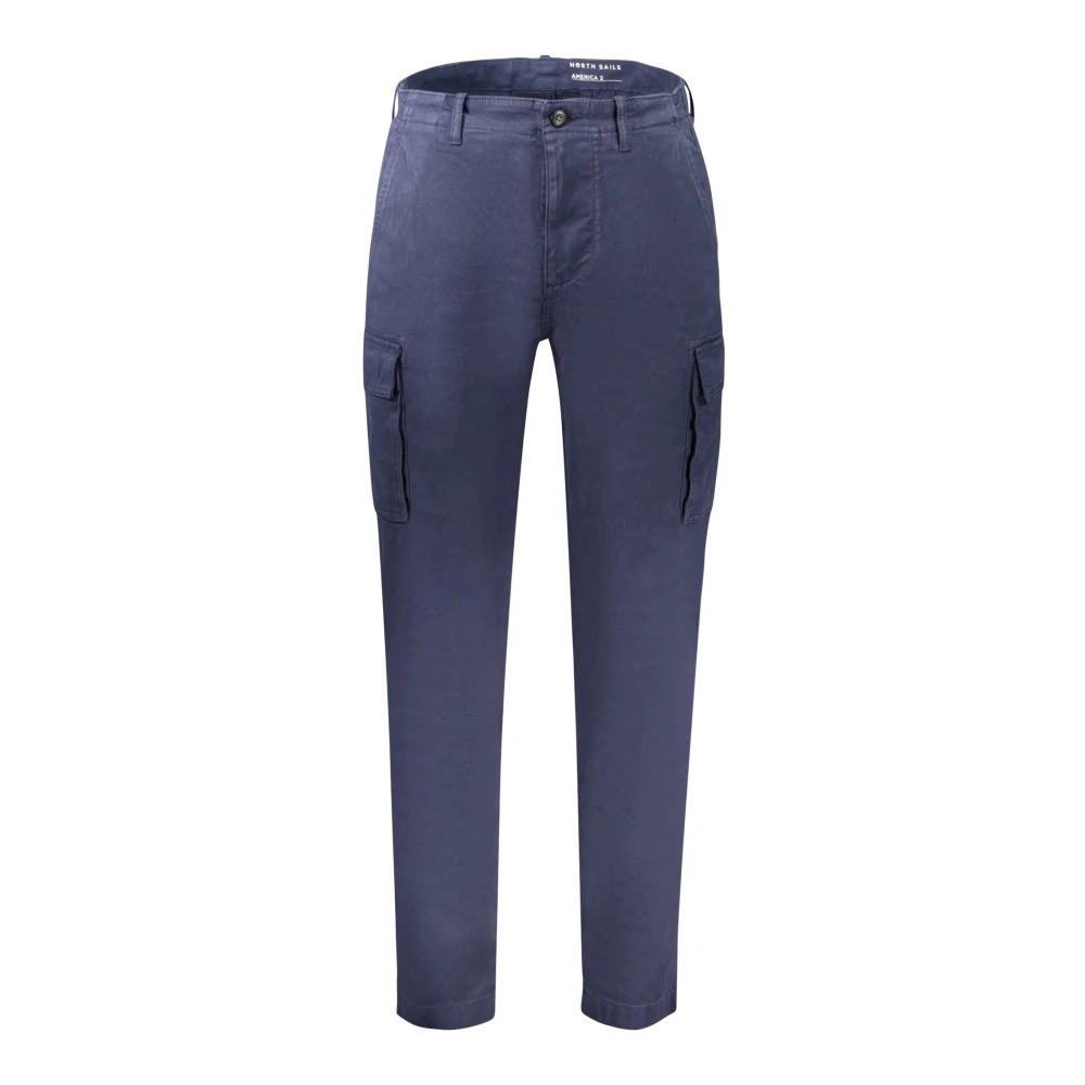 North Sails Men's Blue Trousers - Slim-Fit Trousers - W33 - Trousers