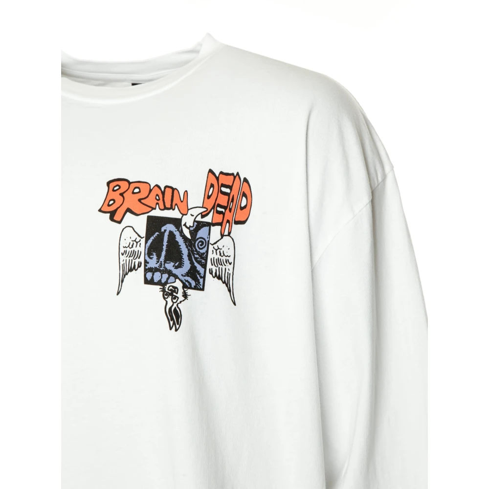 Brain Dead Cosmic Derbris Longsleeve White Heren