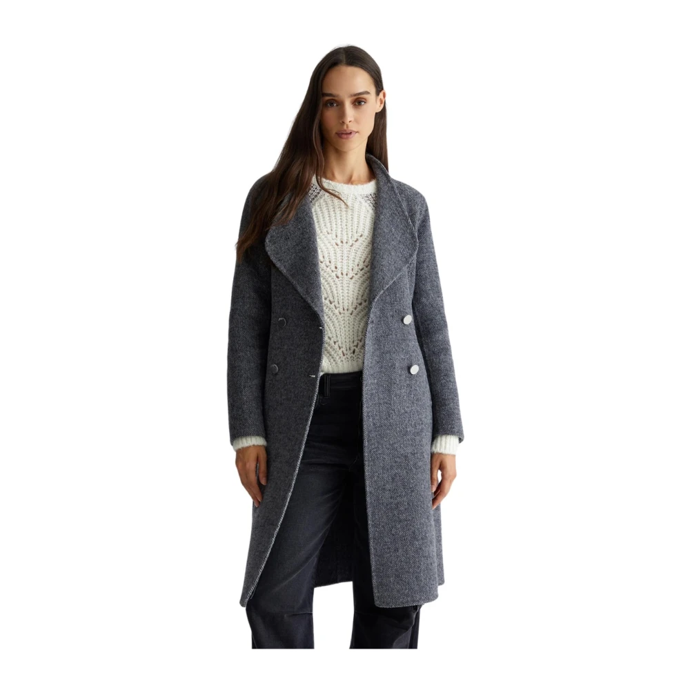 Liu Jo Klassieke Trenchcoat Gray Dames