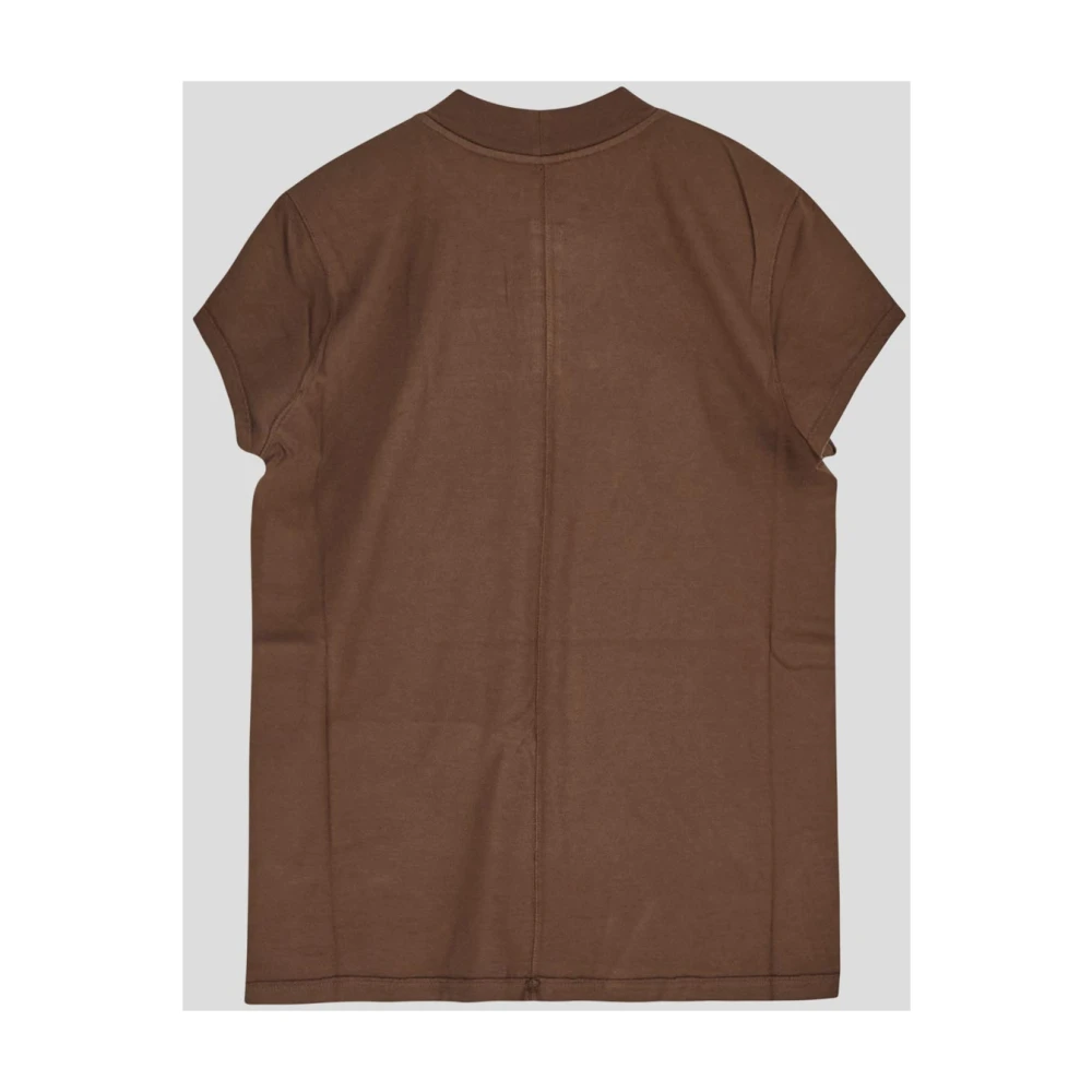 Rick Owens Katoenen T-shirt Brown Dames