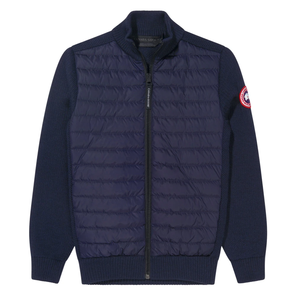 Canada Goose Unisex Blue Hybridge Knit Down Jacket