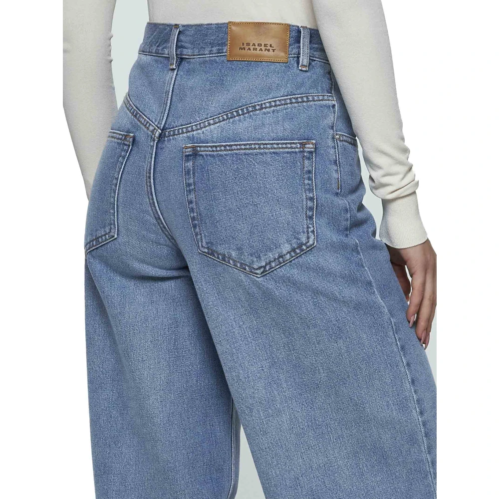 Isabel marant Ice Blue Denim Jeans Blue Dames