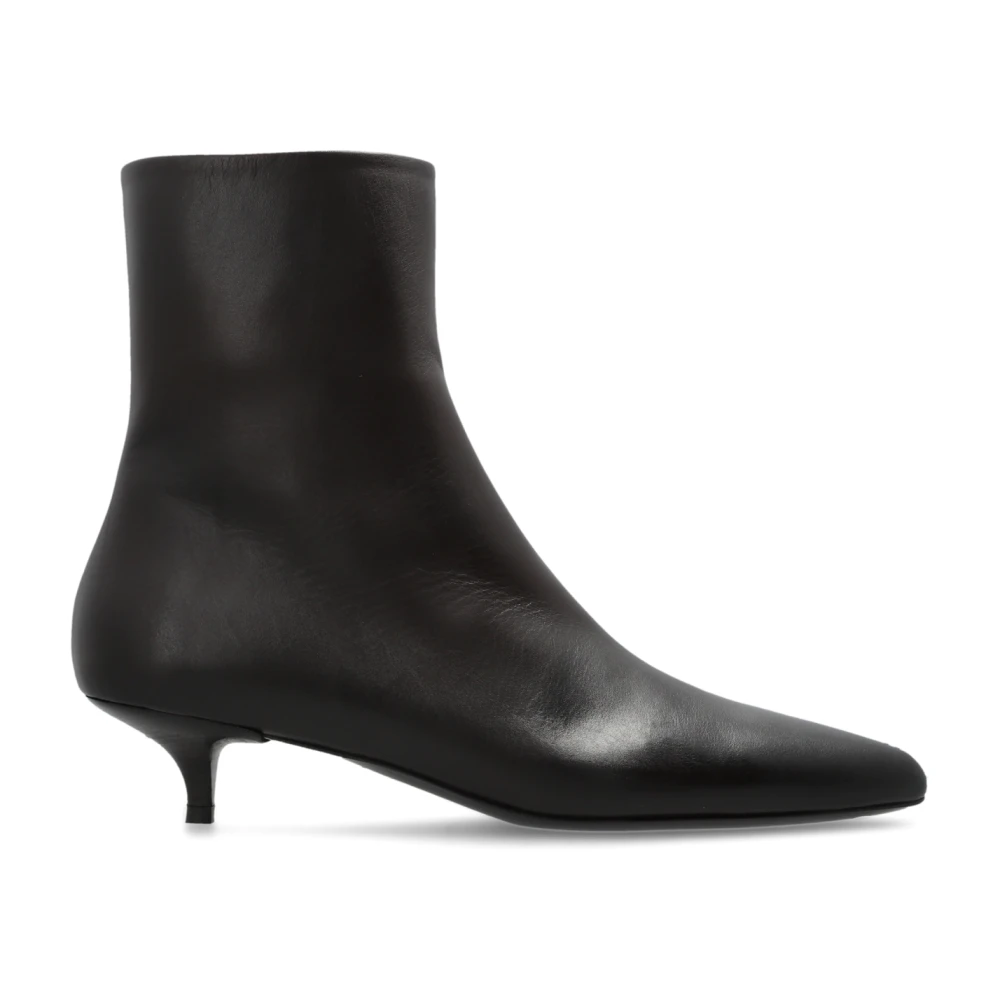 Marsell Vrouw Bruin Schoenen Dames, 39 1/2 Eu, Leer, Longiforma Laarsjes Met Hak