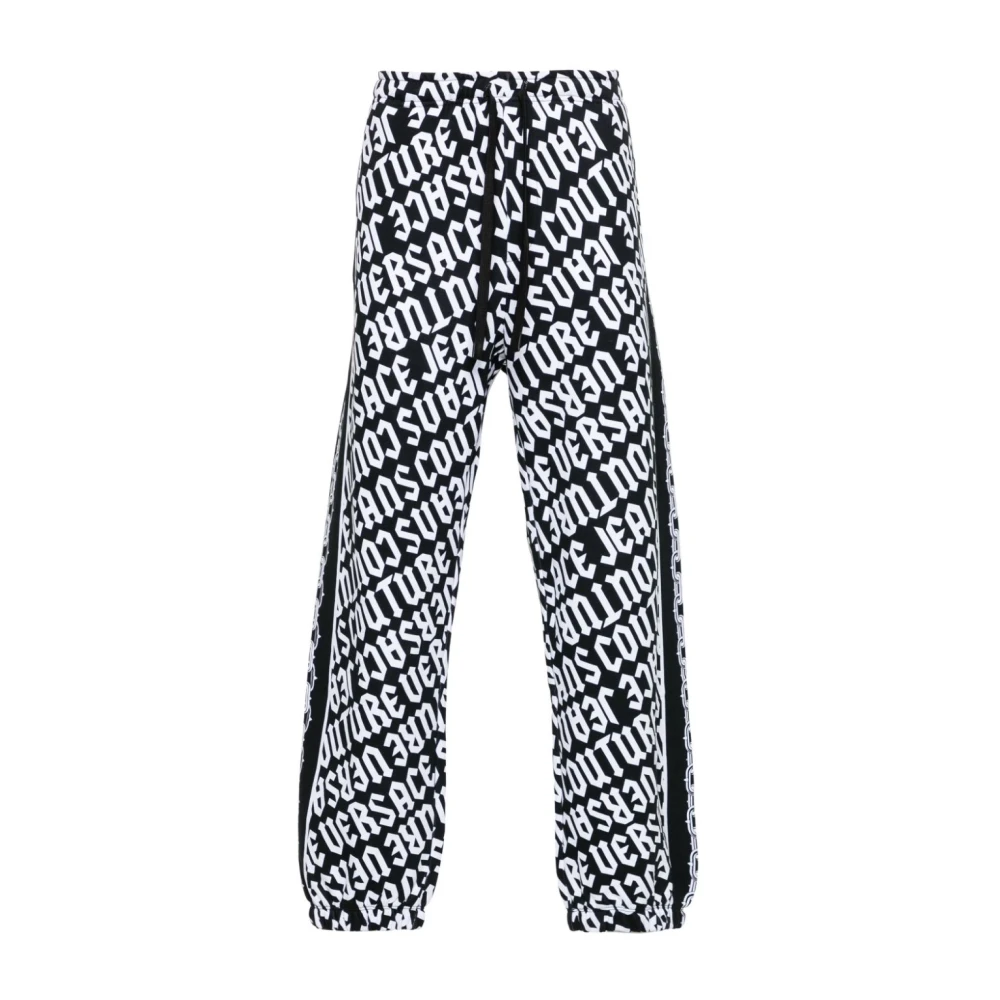 Versace Jeans Couture Men's Black Sweatpants, S, Trousers With ***Cv