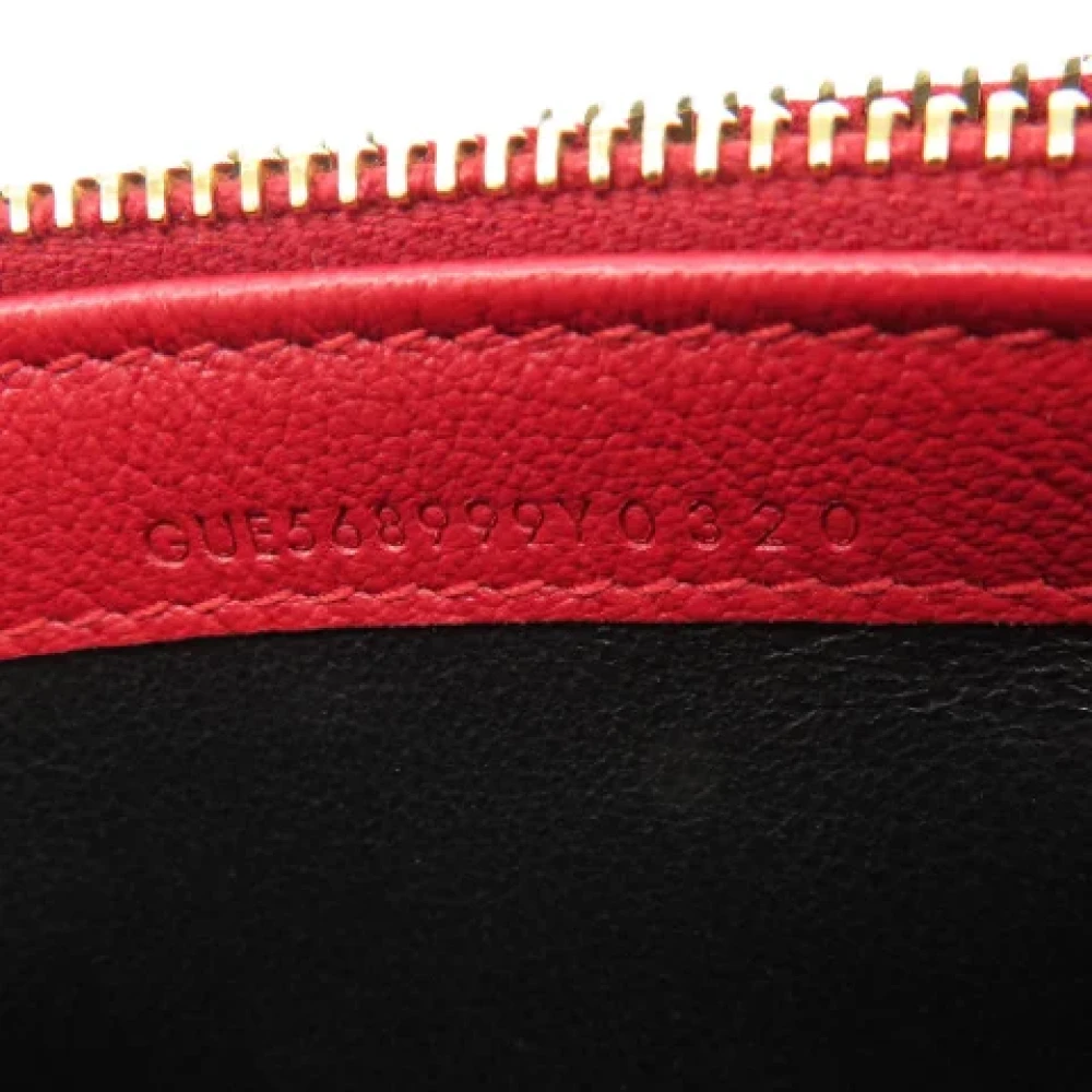 Saint Laurent Vintage Pre-owned Leather wallets Red Dames