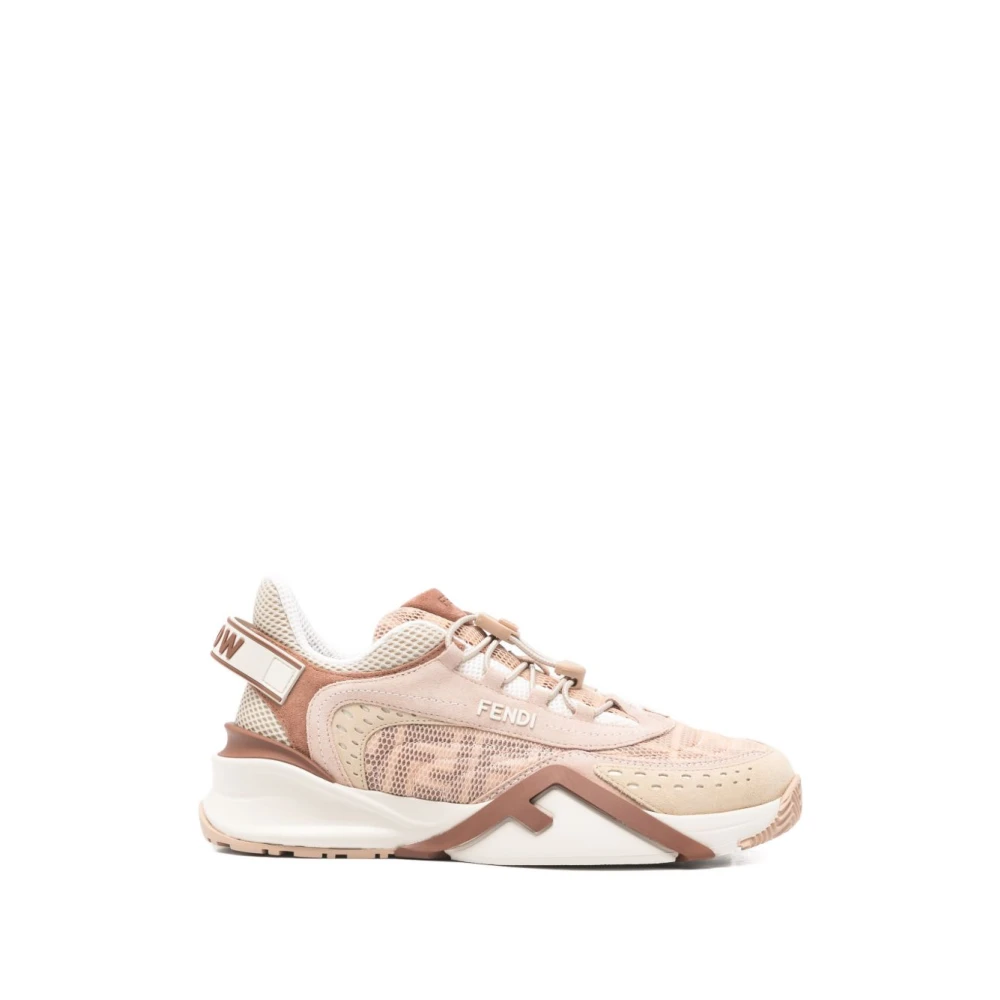 Fendi Women's Pink Flow Trainers - Sneakers - 7 Uk - Shoes