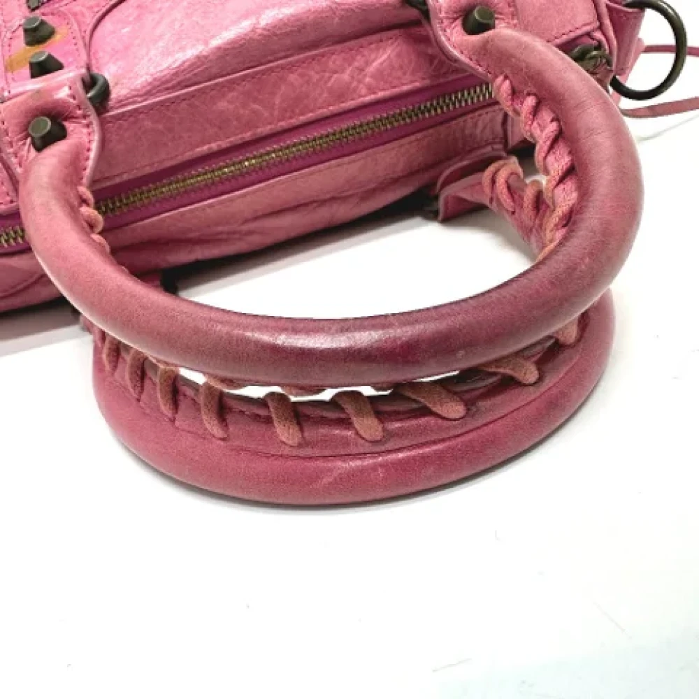 Balenciaga Vintage Pre-owned Leather balenciaga-bags Pink Dames