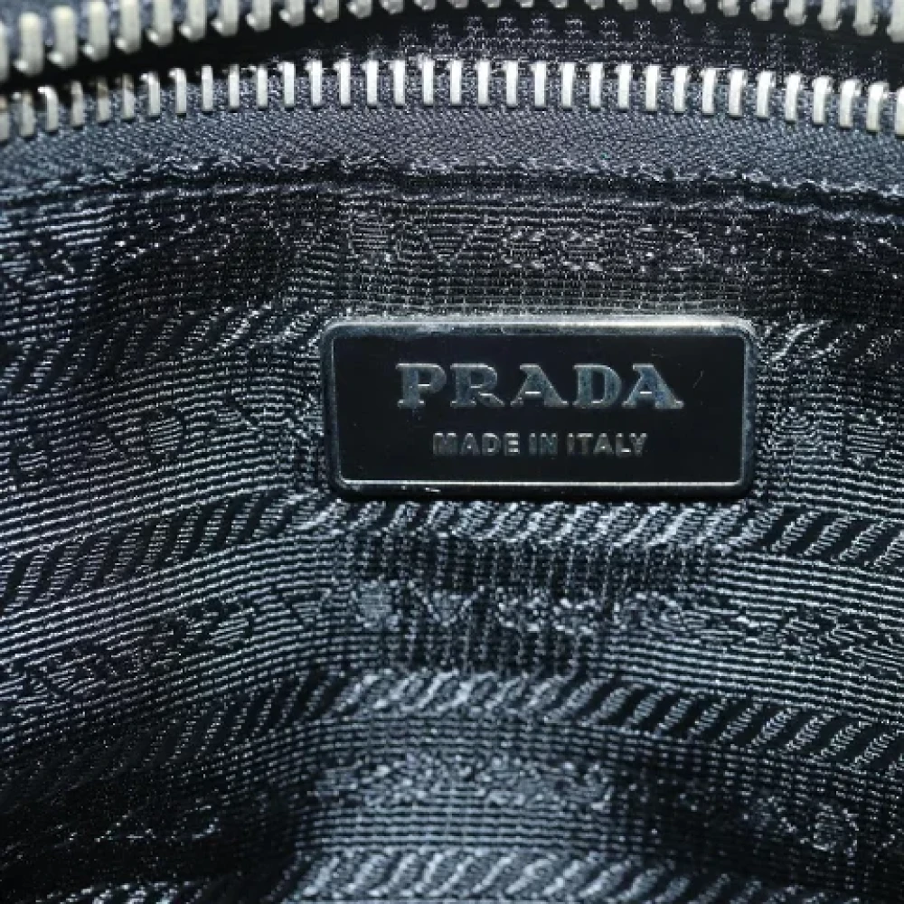 Prada Vintage Pre-owned Canvas prada-bags Gray Dames
