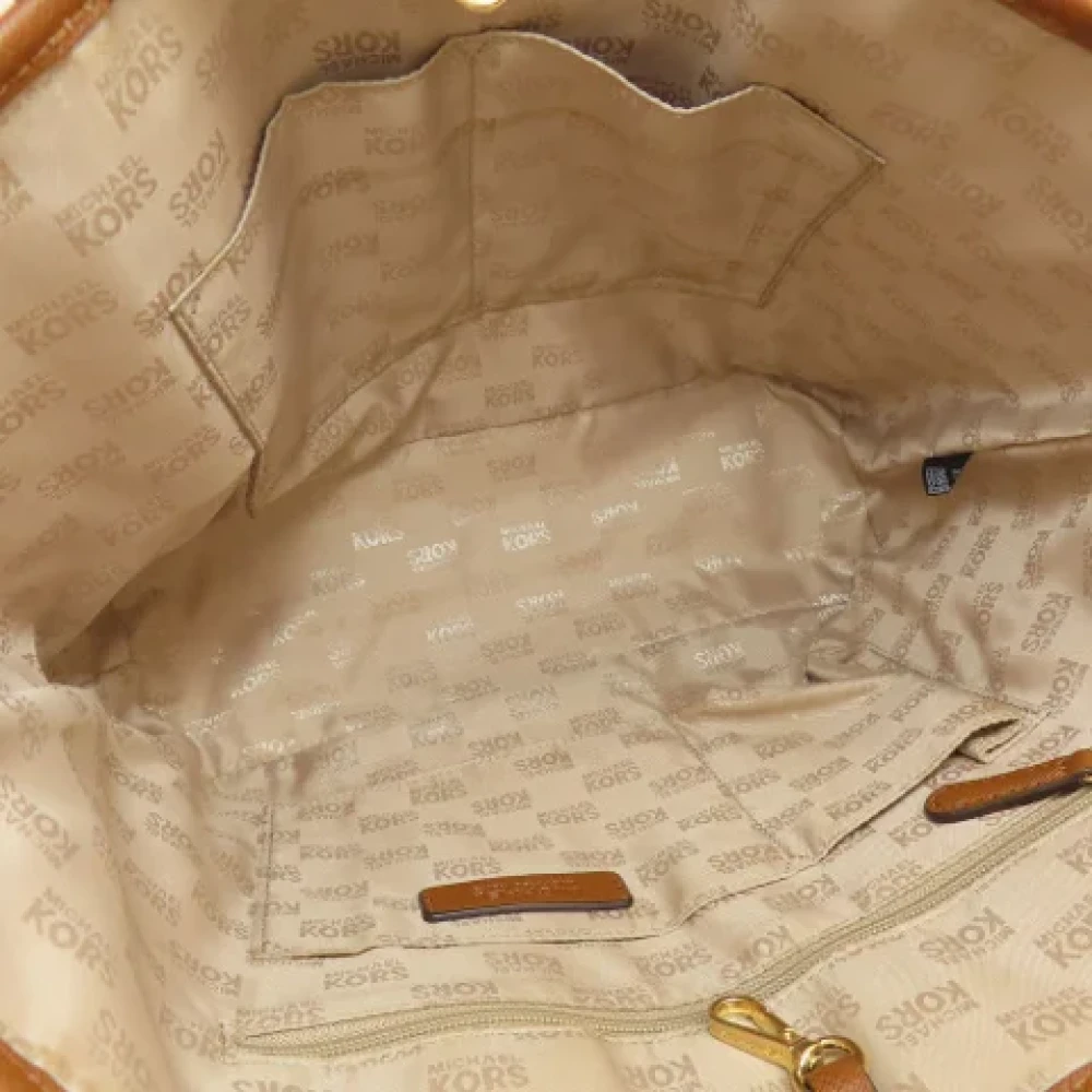Michael Kors Pre-owned Fabric totes Beige Dames