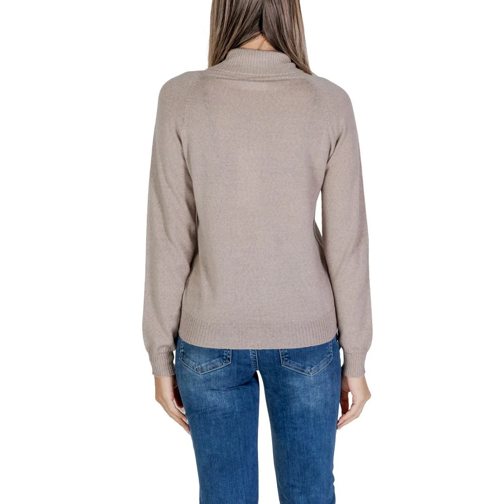 Sandro Ferrone Grijze Merino Gebreide Kleding Herfst Winter Collectie Gray Dames