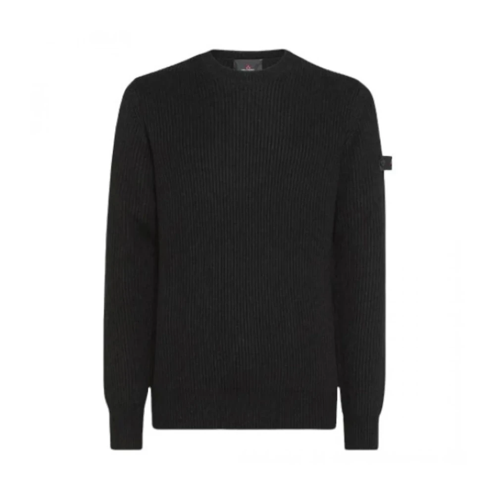 Peuterey Ronde hals trui Maglia Blue Heren