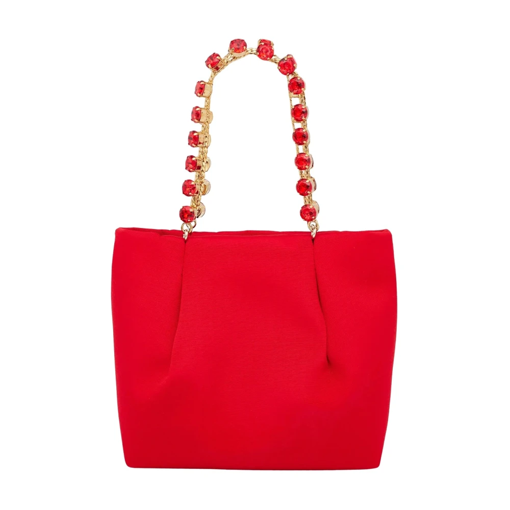 Aquazzura Women's Red Handbags, One Size, Mini Galactic Tote