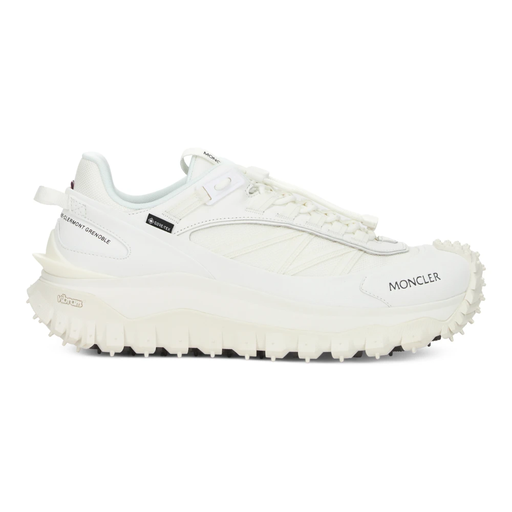 Moncler , Sneakers, Female, White, 5 Uk, Trainers With Prominent Sole