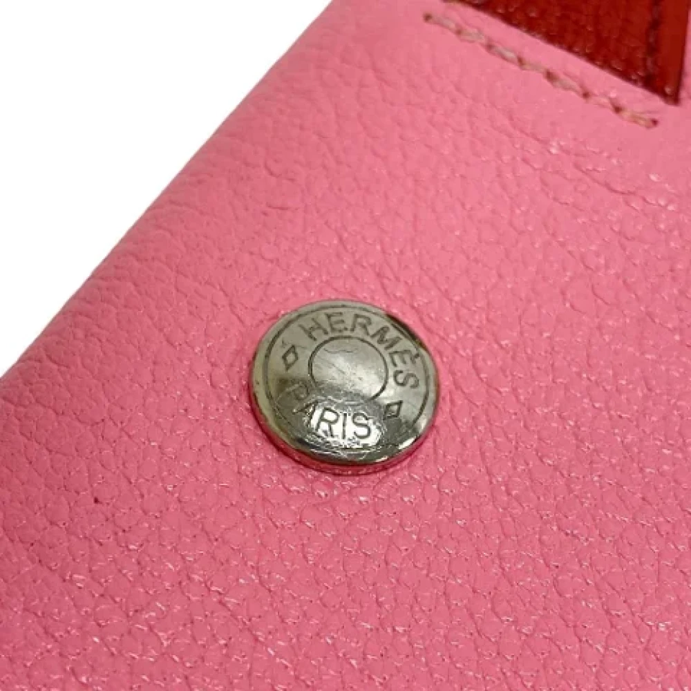 Hermès Vintage Pre-owned Leather wallets Pink Dames