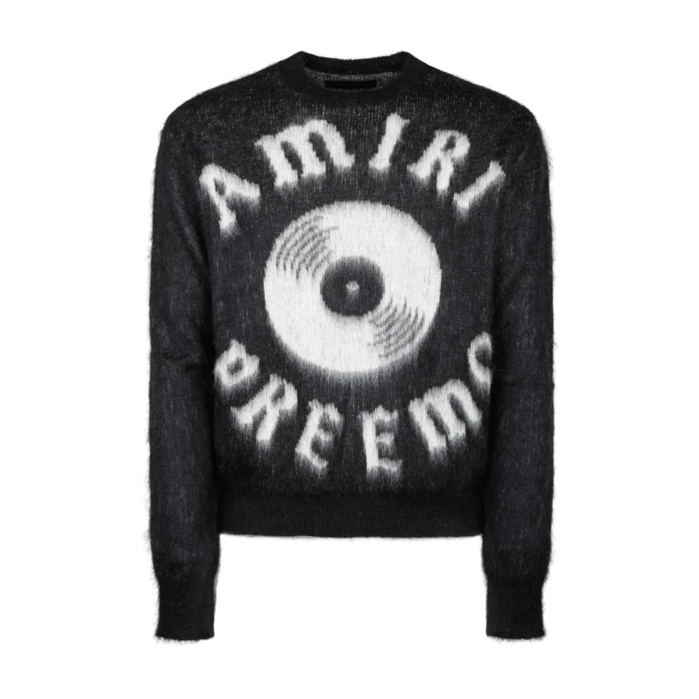 Amiri Preemo Crew Gebreid Zwart Black Heren