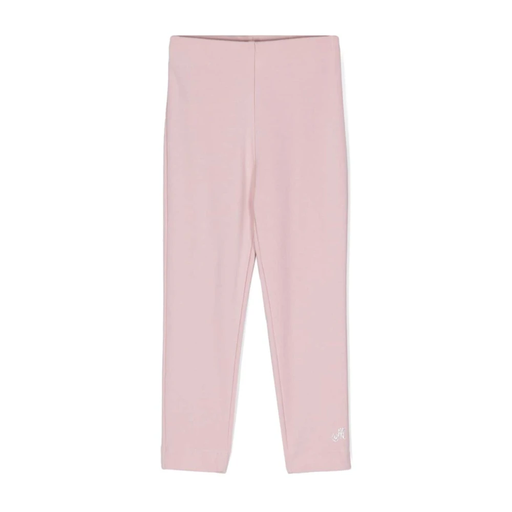 Monnalisa Girls Pink Light Onion Leggings - Trousers - 4 Y - Kids