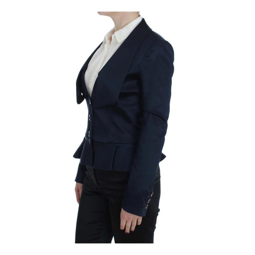 Exte Blauwe Blazer Jas Vrouwen Gemaakt in Italië Blue Dames