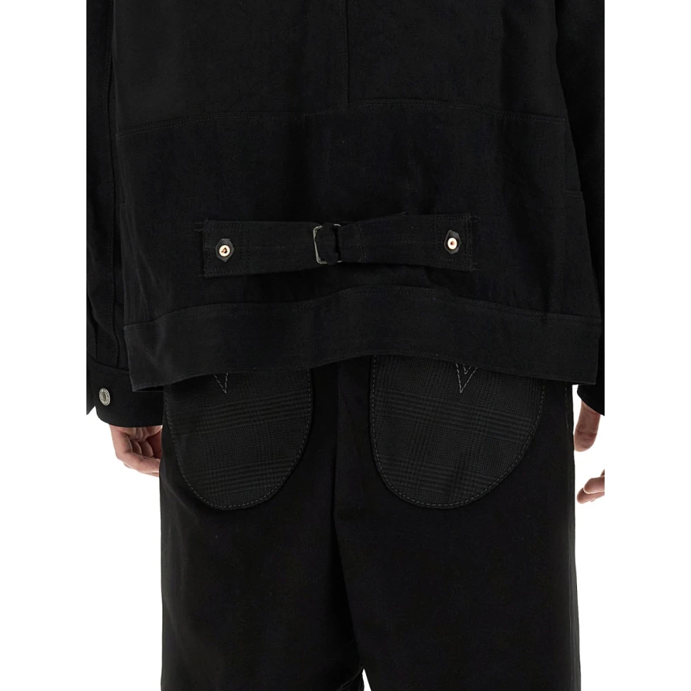 Junya Watanabe Klassieke Wollen Jas Black Heren