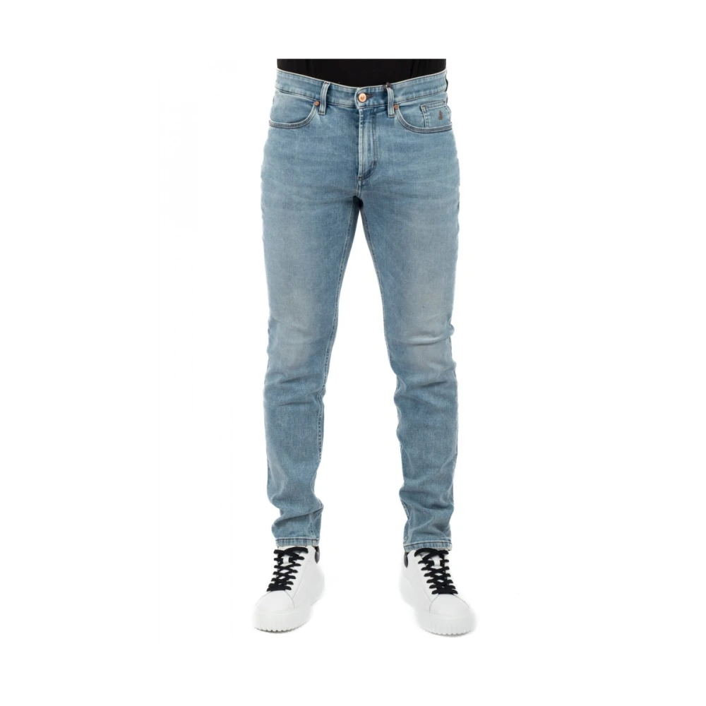 Jeckerson Men's Blue Slim Fit Jeans, W33, Jeans