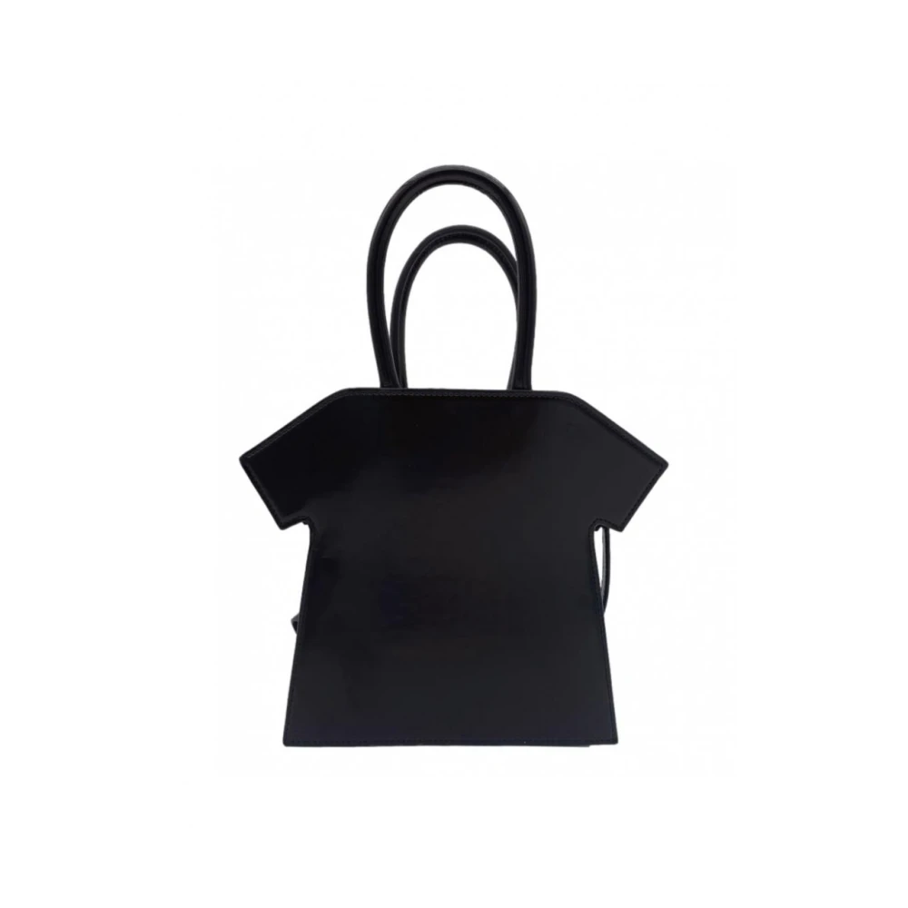 Msgm Zwarte Handtas met Afneembare Band Black Dames