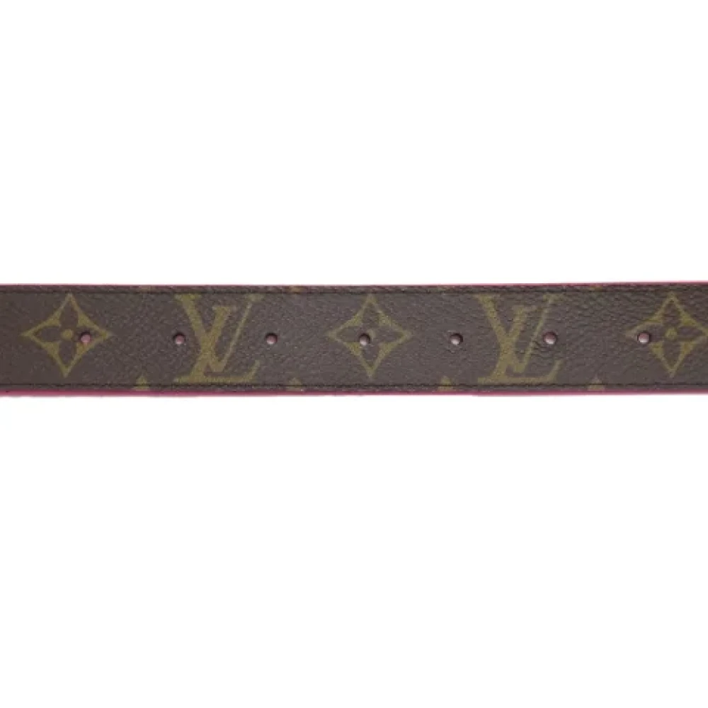 Louis Vuitton Vintage Pre-owned Leather belts Brown Dames