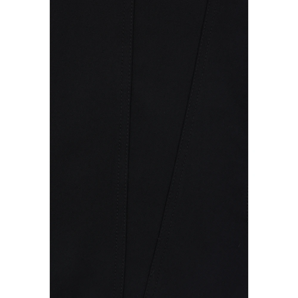 Comme des Garçons Oversized Asymmetrische Gabardine Jas Black Heren