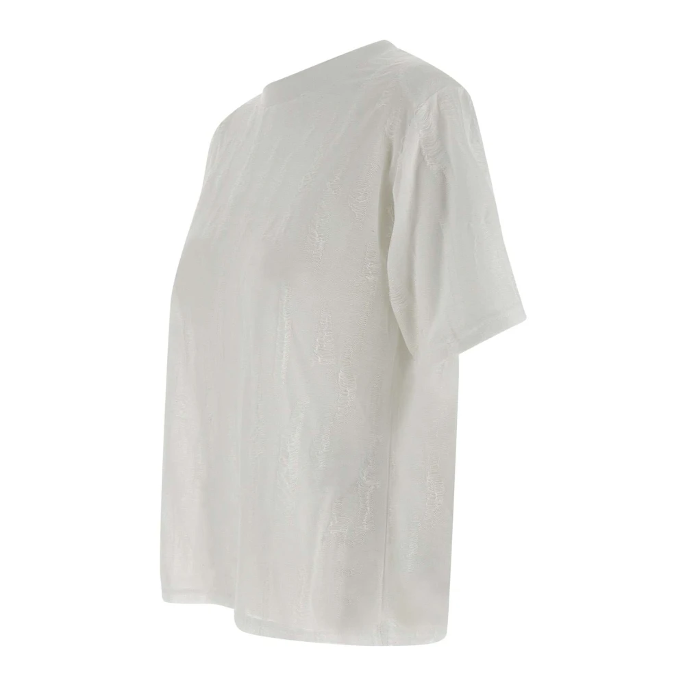 IRO Wit T-shirt met Tapered Effect White Dames